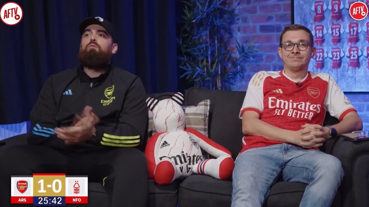 AFTV react to Nketiah goal, Arsenal 1-0 Forest