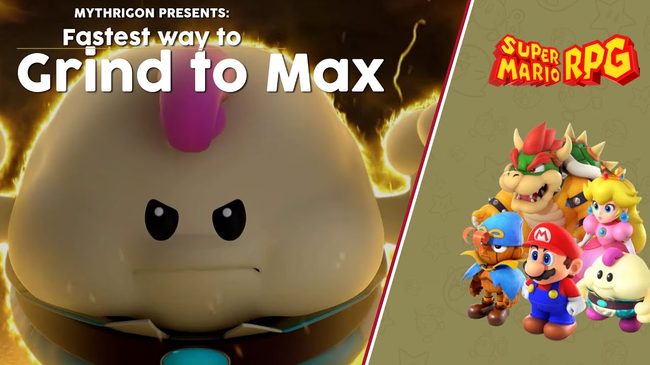 Super Mario RPG Remake Quickest way to farm Max Level