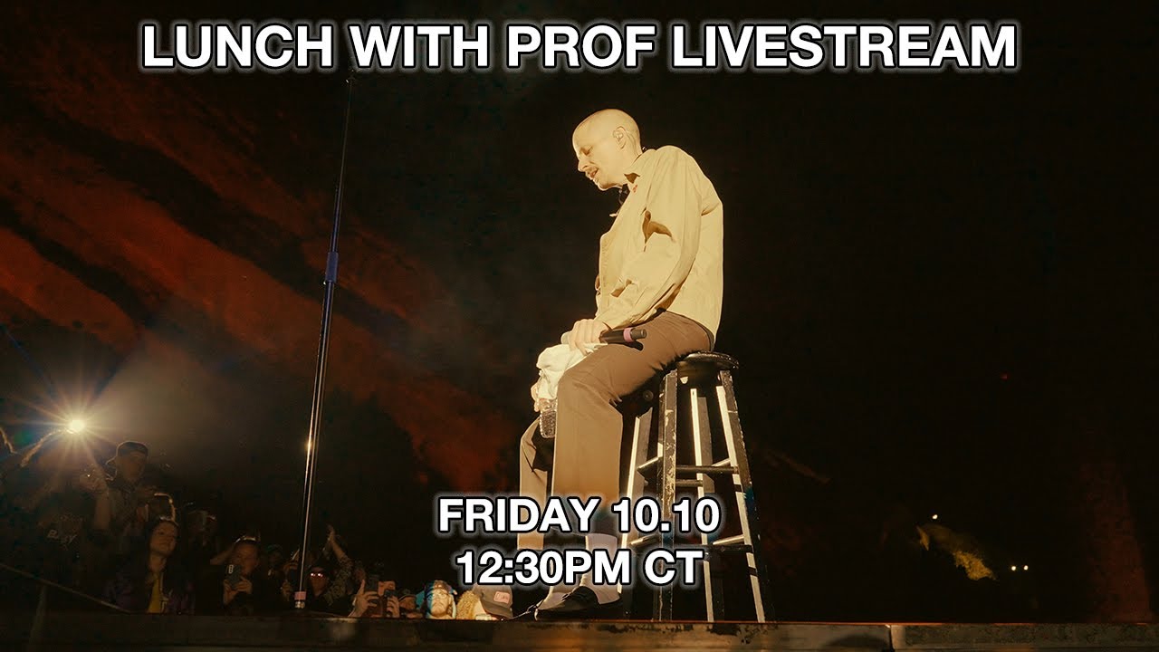 Lunch with Prof Livestream - Friday, October 10th, 2025