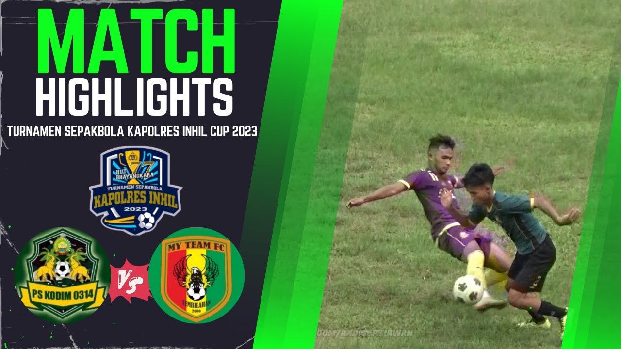 KODIM B VS MY TEAM HI BROILER | TURNAMEN SEPAKBOLA KAPOLRES INHIL CUP 2023