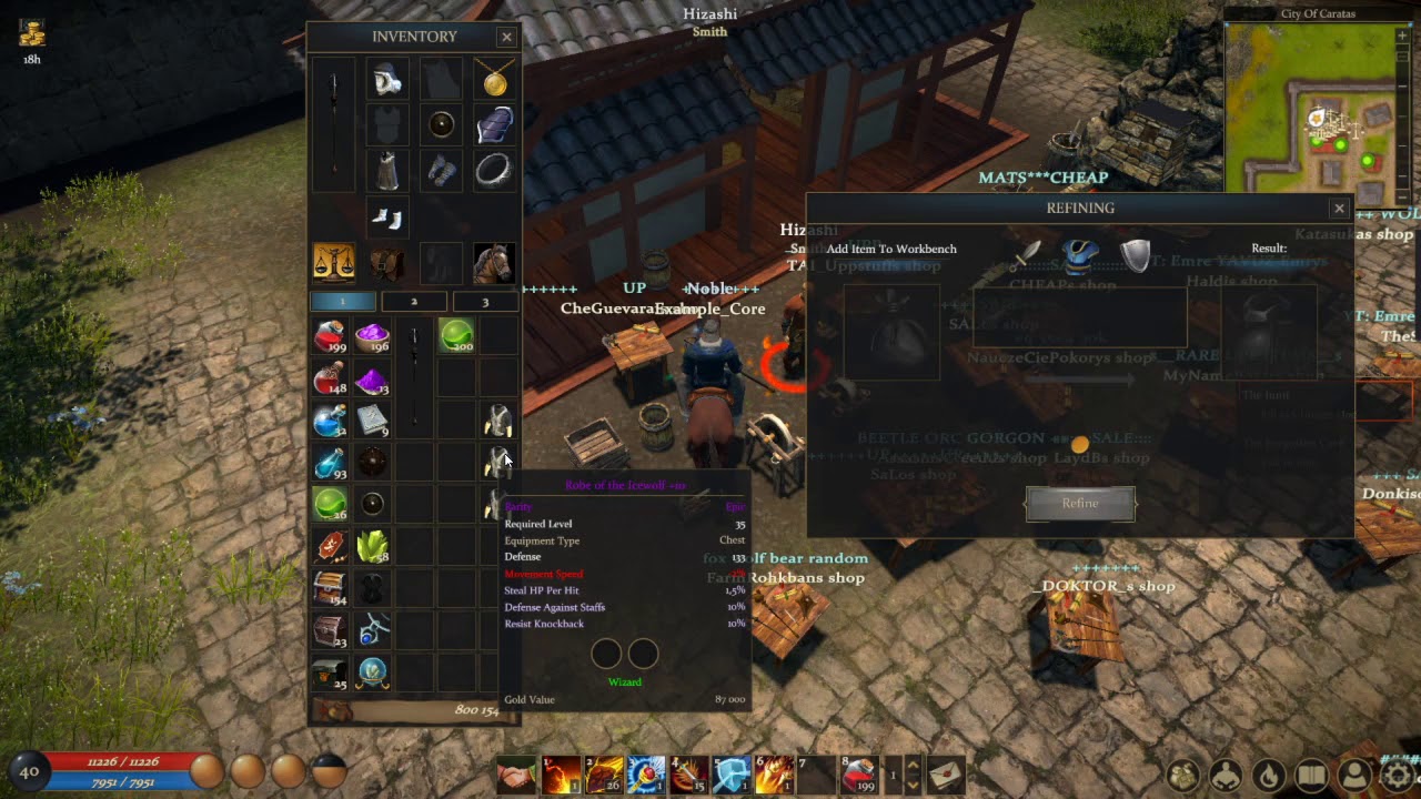 INFERNA Robe of the Icewolf +10 (epic item!)