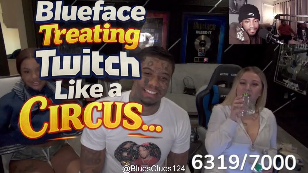Blueface Went TOO FAR On Live 😳 2 Girls Catch Candy With Their Mouths