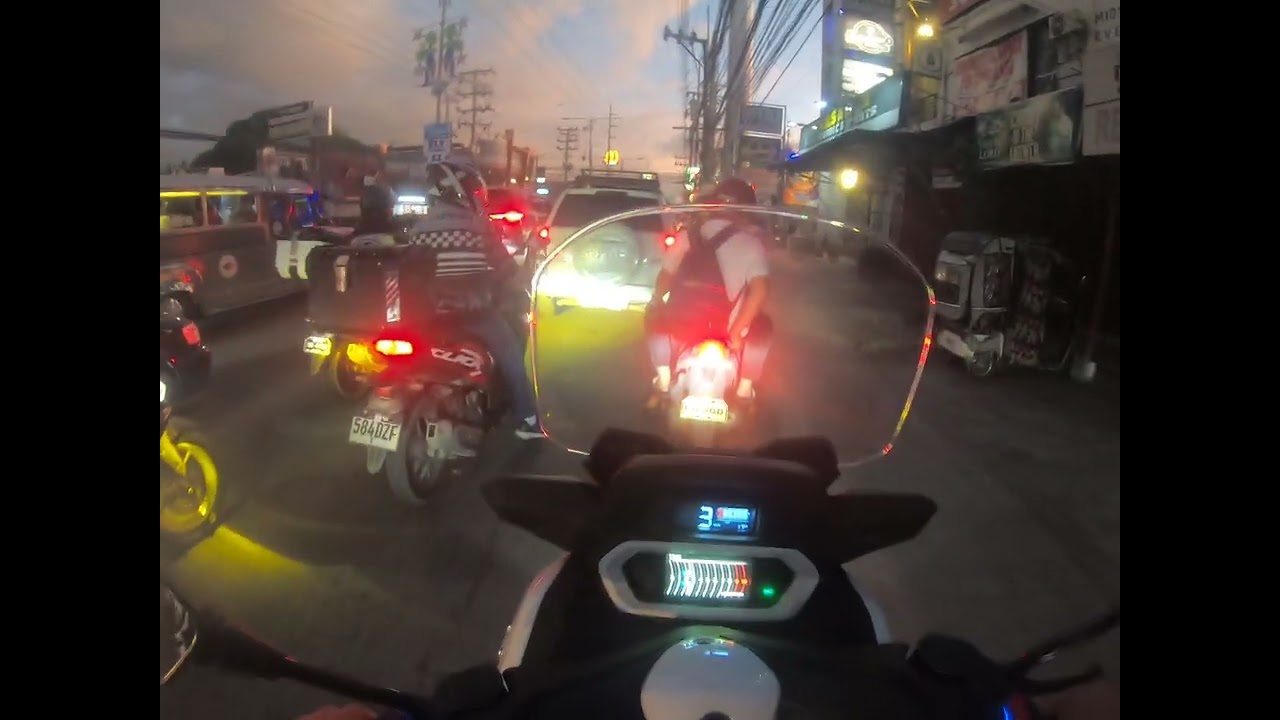 Riding in Maxxie 160 Bristol Motorcycle