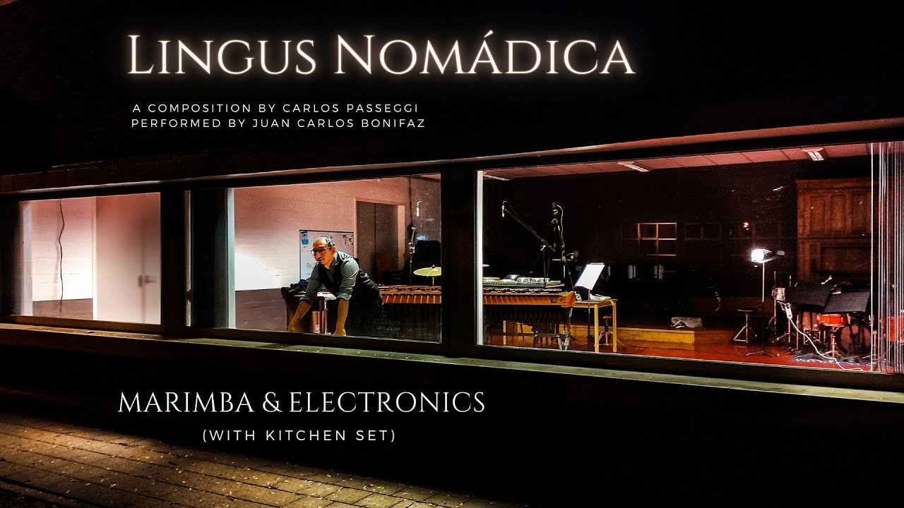 Lingus Nomádica (for marimba & electronics) Juan Carlos Bonifaz & Carlos Passeggi
