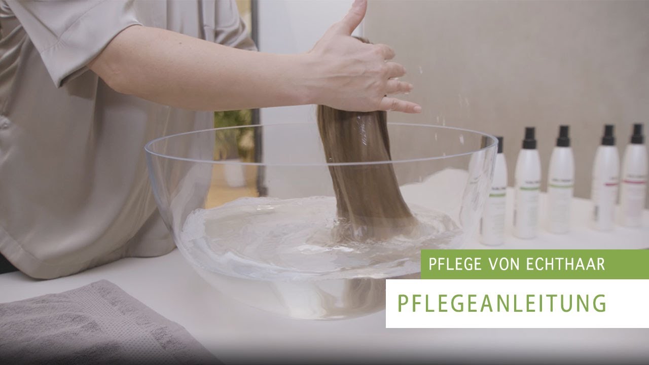 Waschen & Pflege von Belle Madame Perücken aus Echthaar
