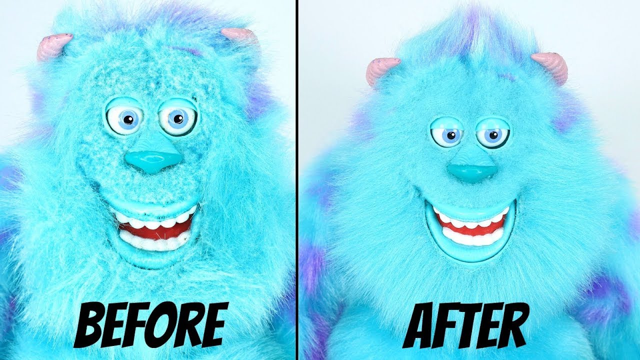 SAVING SULLEY! | Restoring Monsters, INC. Sulley TALKING eBay Toy | Disney Pixar Before & After DIY