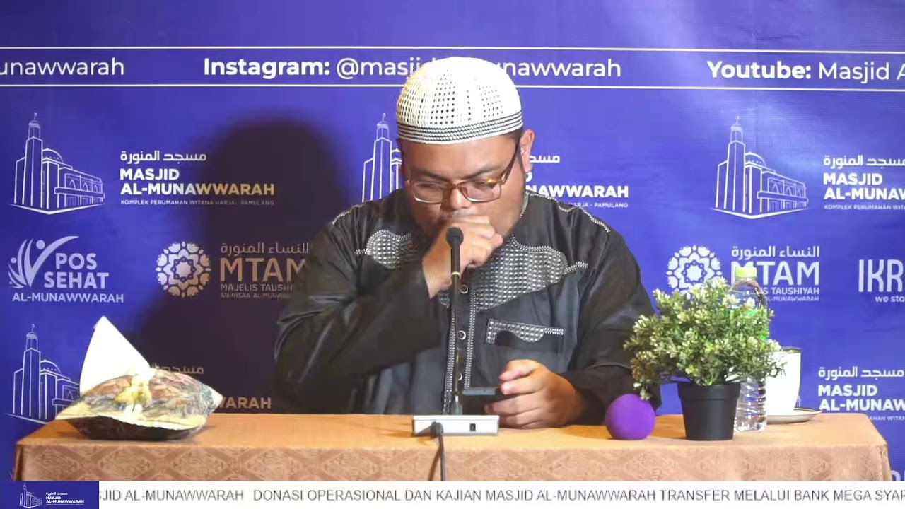 Kajian Malam Jum'at | Tadabbur Al-Qur'an | Ustadz Ahmad Isrofiel Mardlatillah, M.A