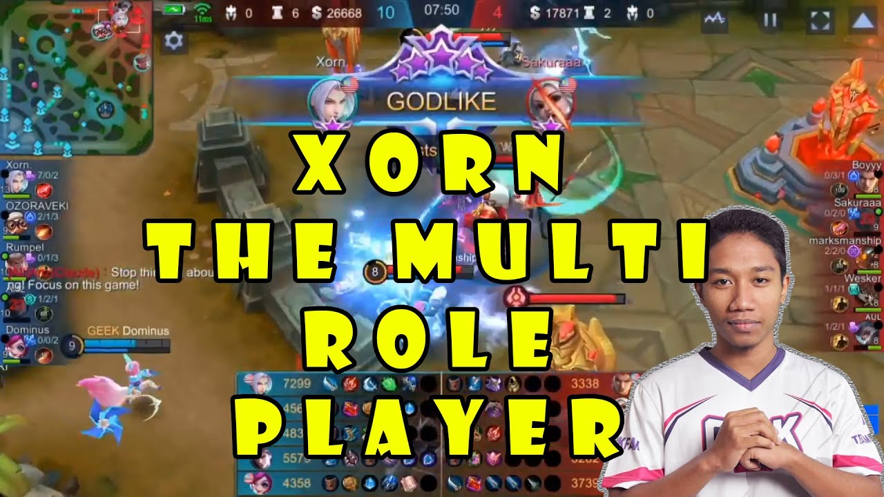 AGGRESIVE XORN LING GAMEPLAY !!! GEEK FAM VS HJC | ROUND 2 | BOSSKURR CHARITY CUP