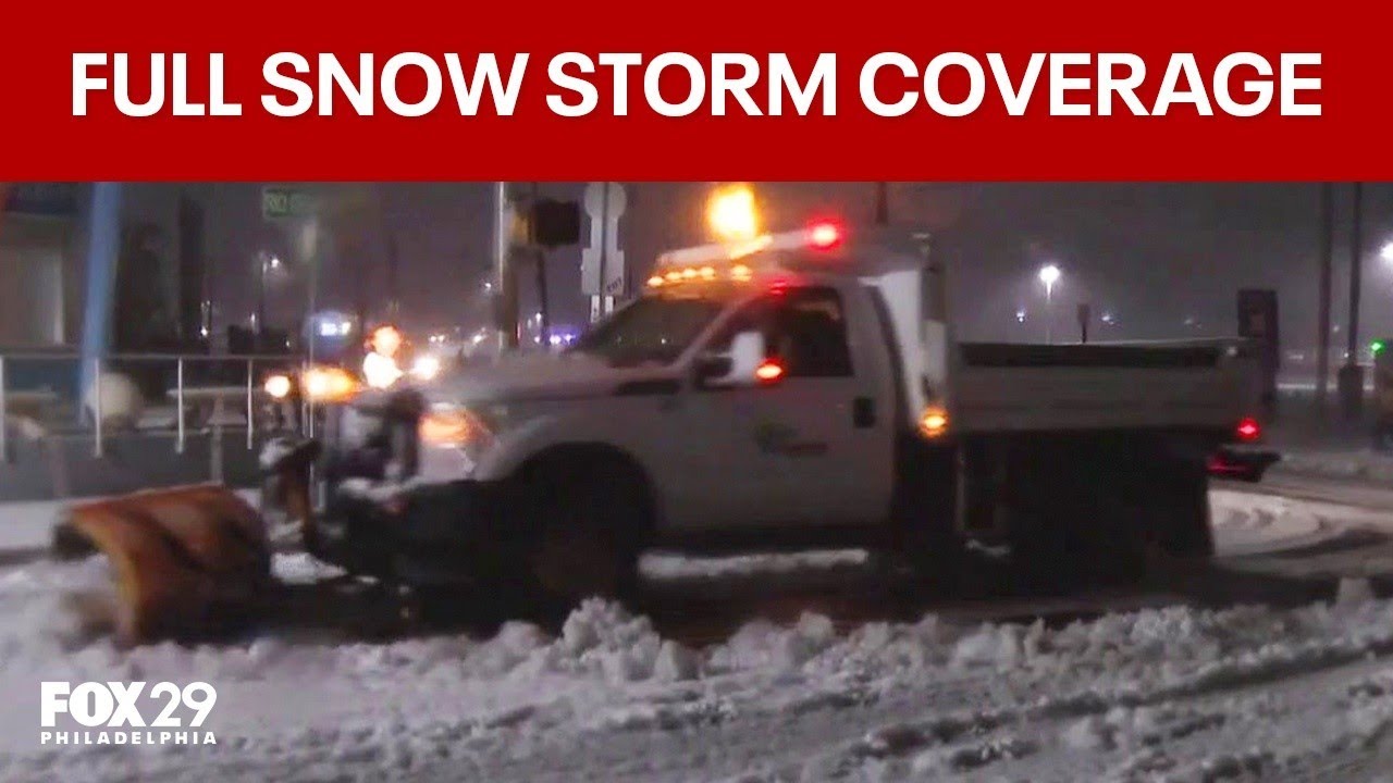 Snow storm coverage across Philly area and New Jersey: Everything you need to know