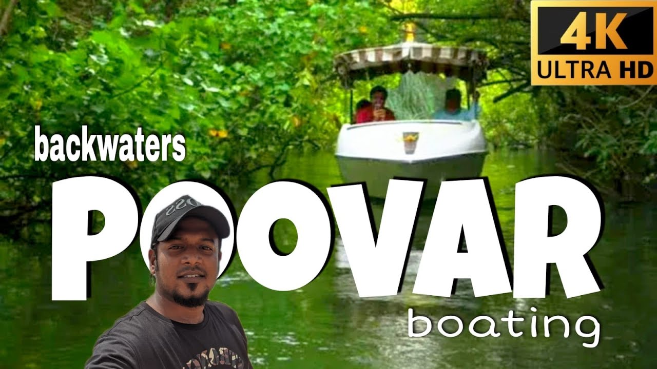 backwaters boating in kerala floating cottage golden sand beach yengadapora 4k