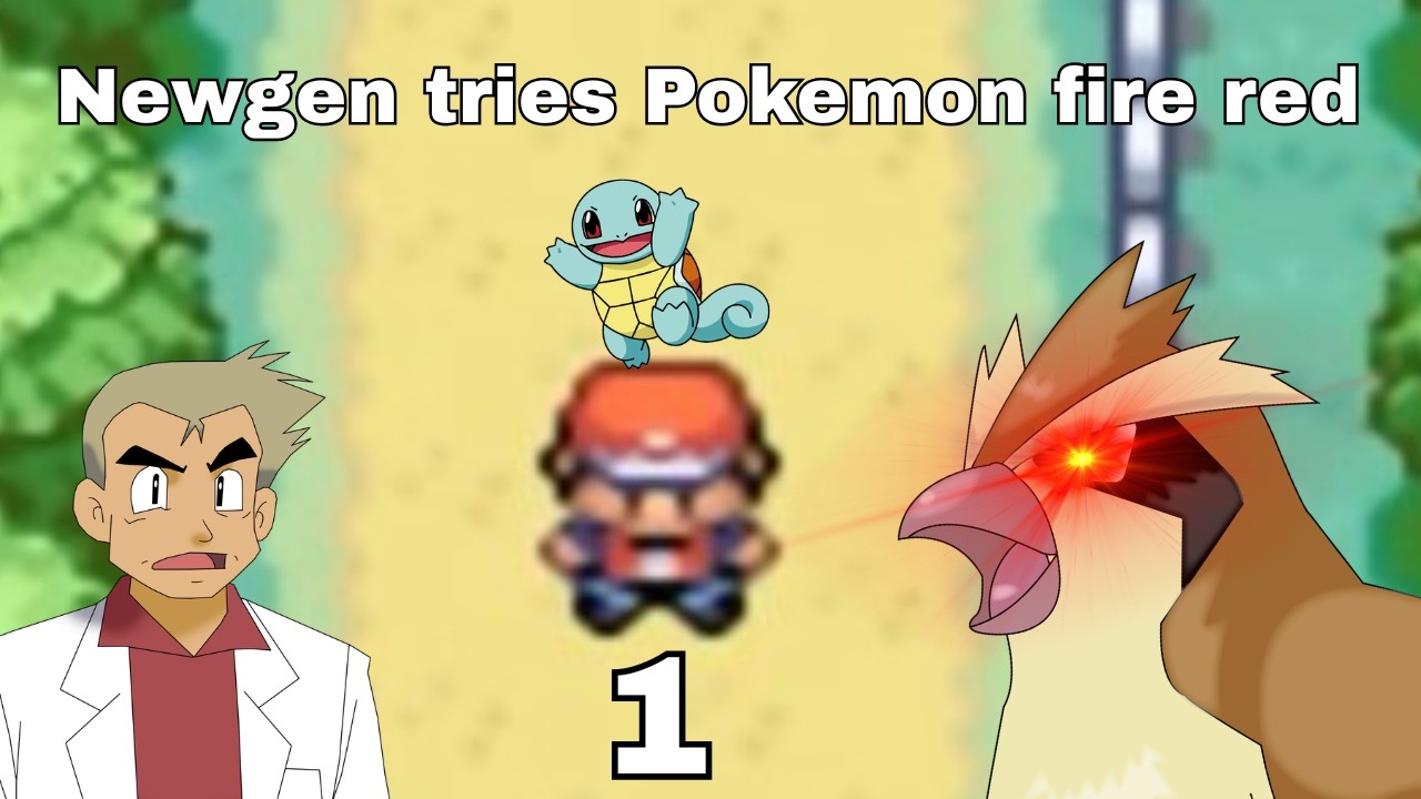 Newgen tries Pokemon Fire Red