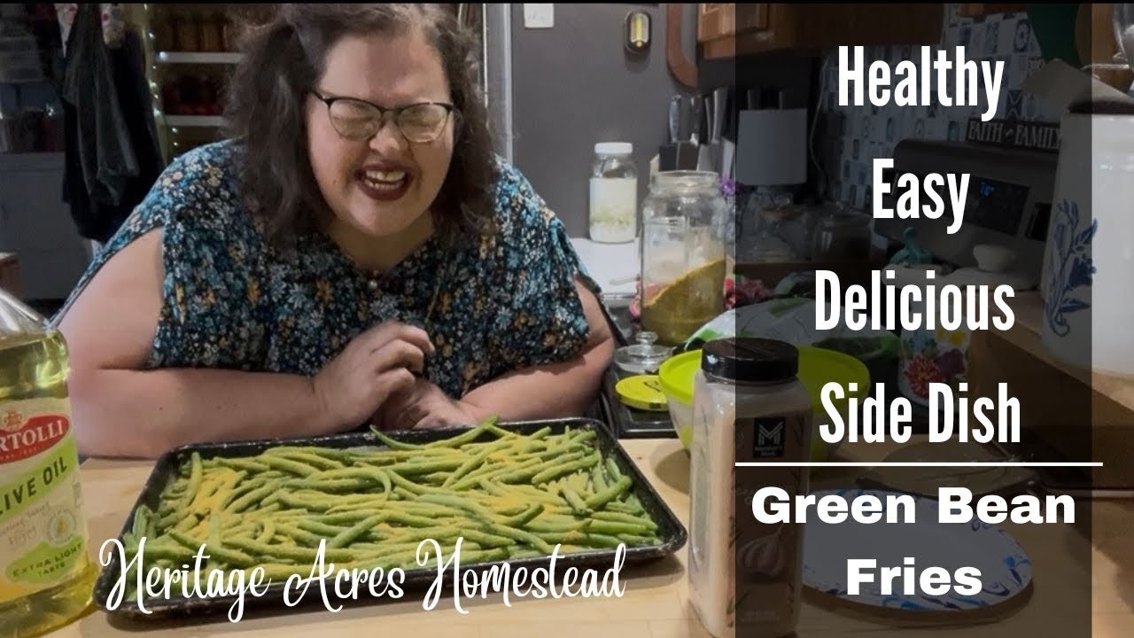Healthy, Easy, AND Delicious Side Dish: Green Bean Fries