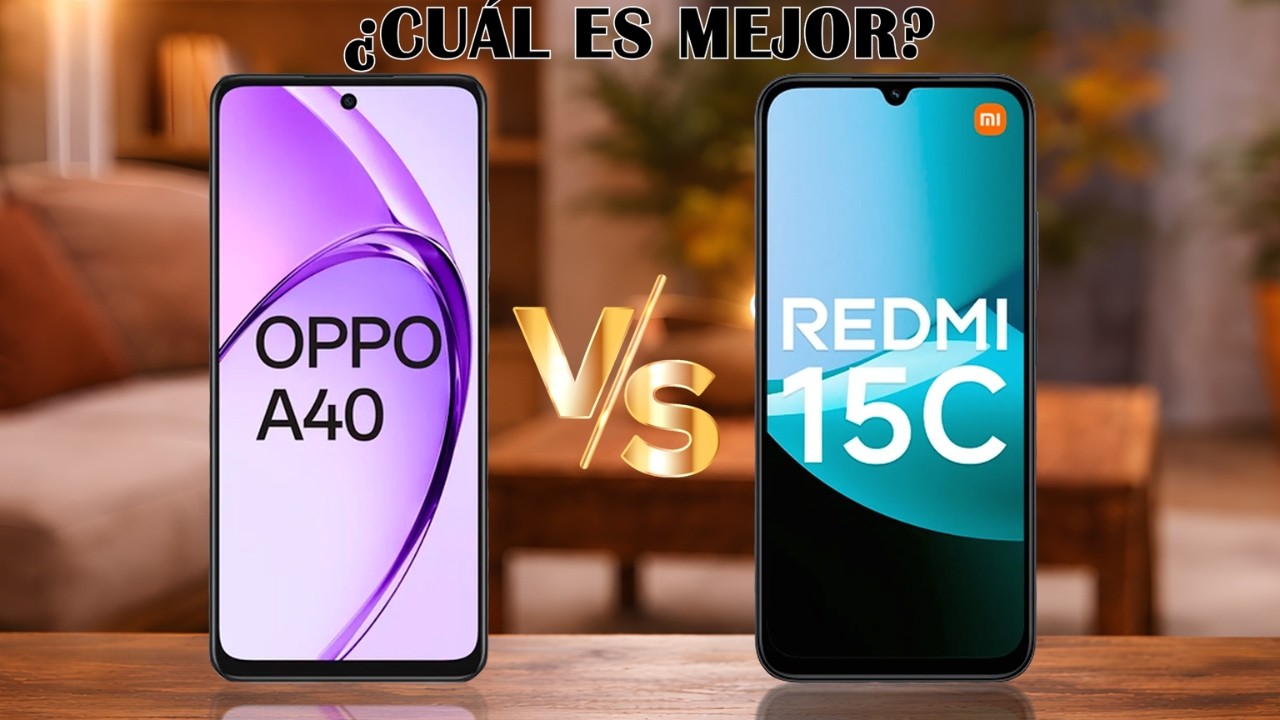 OPPO A40 против Xiaomi Redmi 15C 4G