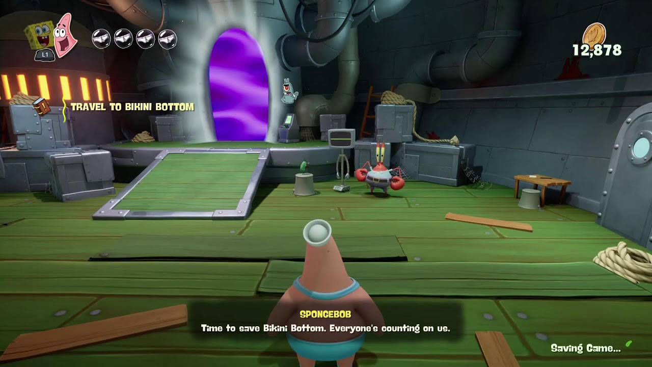 Playing spongebob squarepants Titans of the tide part 4