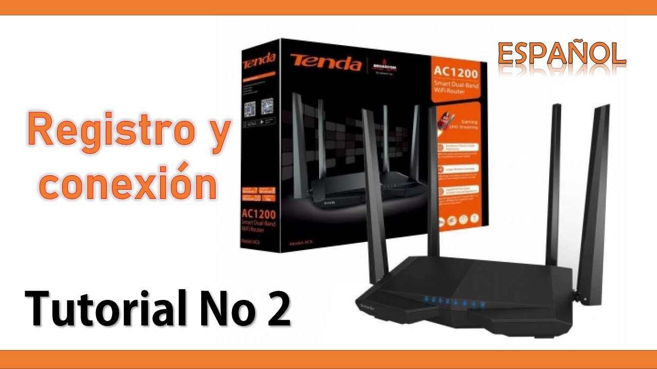 router tenda #AC1200 registro y  conexión