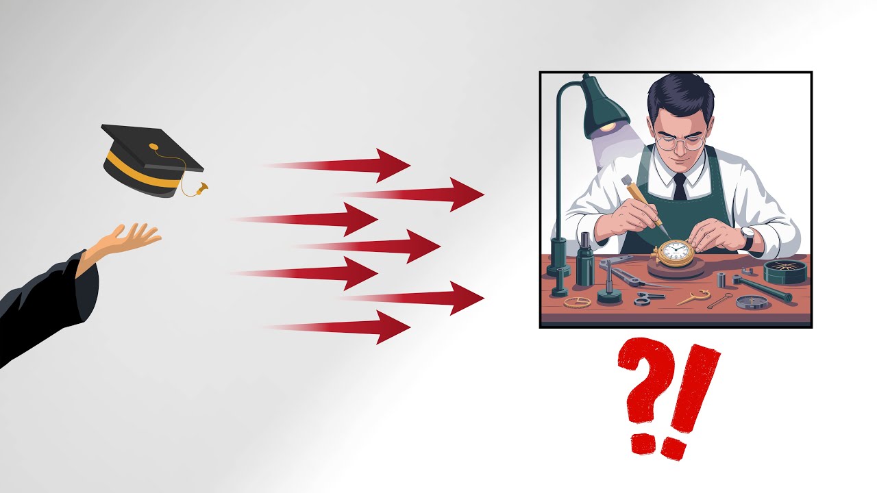 Почему этот выпускник средней школы выбрал часовое дело?