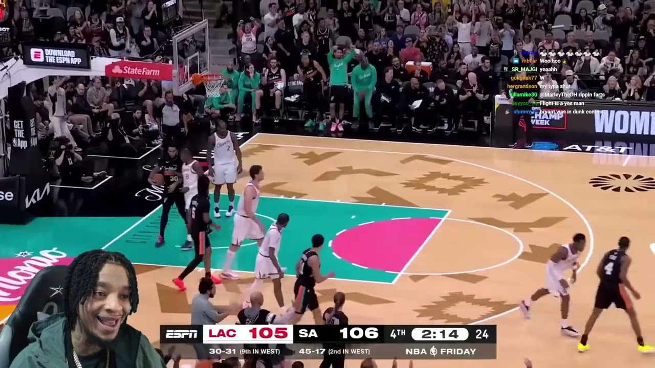 FlightReacts To CLIPPERS at SPURS | FULL GAME HIGHLIGHTS | March 6, 2026!