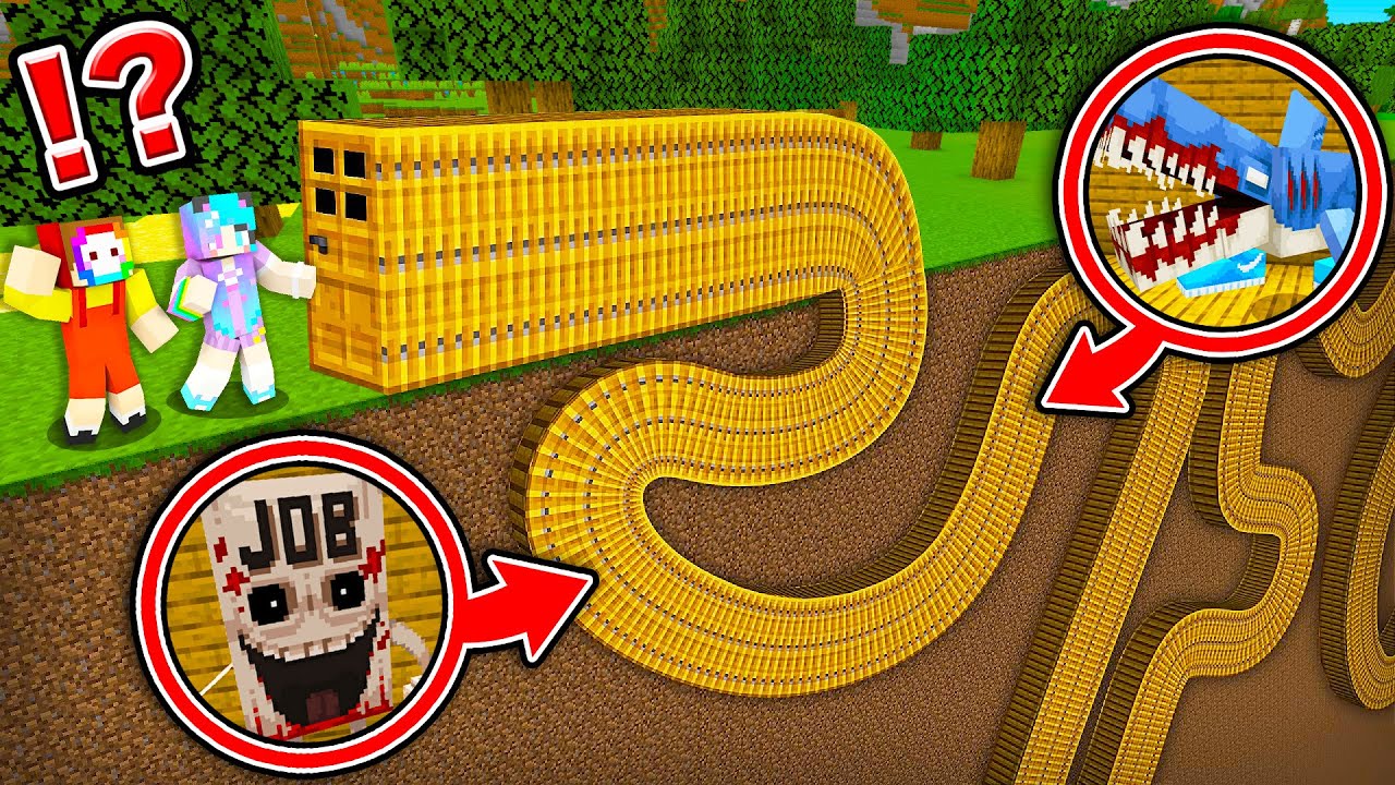 ブレインロットがいる超長い扉を調査した結果！？【まいくら・マインクラフト・トゥントゥントゥンサフール/トララレロ トラララ/ITALIAN BRAIN ROT】