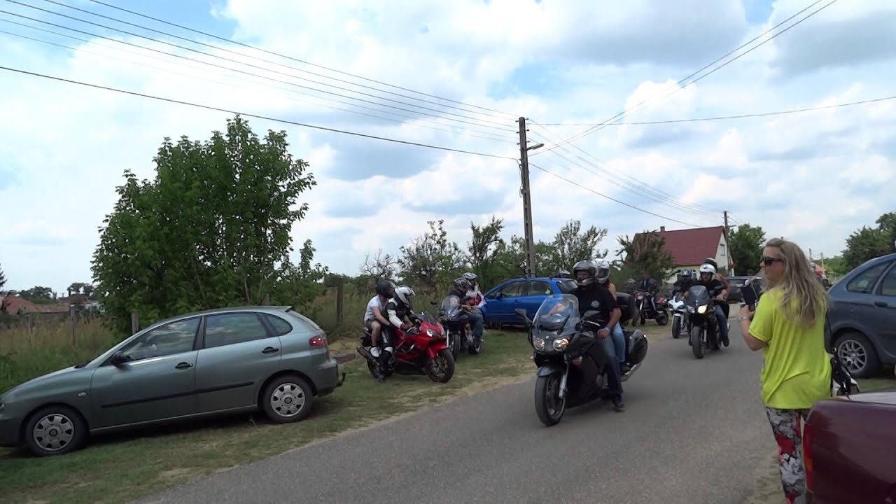 Felvonulás Motofeszt I. Mennydörgés Nyírábrány :)