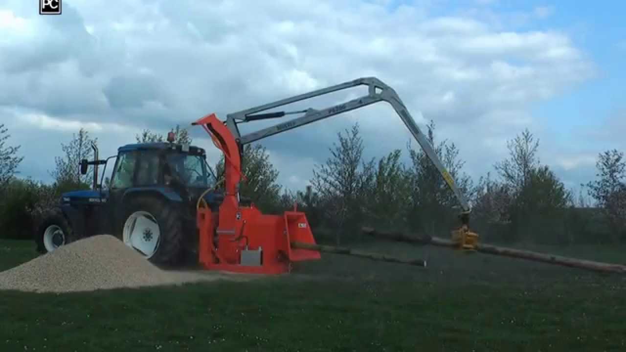 Flistugg PC942-PIC kranmatad av Trejon Multiforest P6200