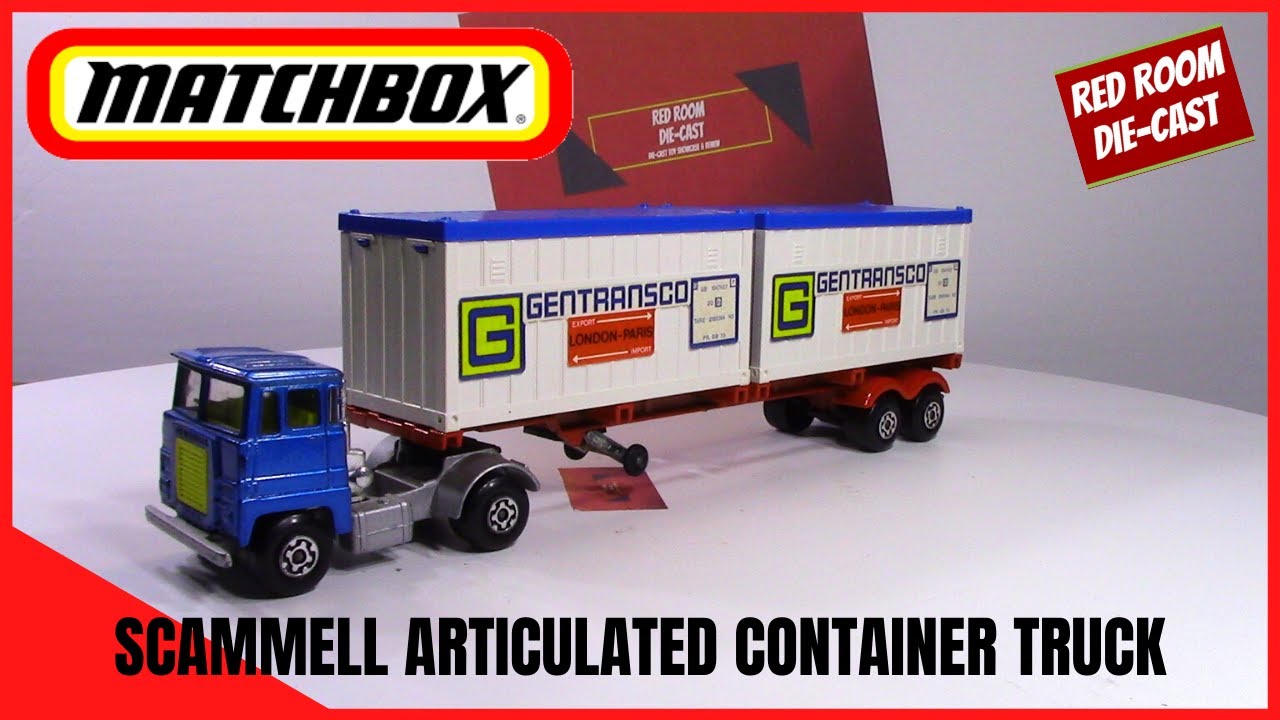 Scammell Articulated Container Truck  - By MATCHBOX - [Showcase Matchbox]
