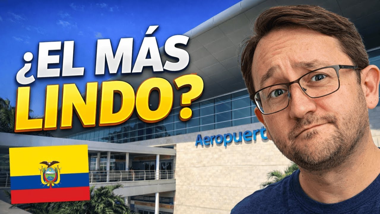 ¡El AEROPUERTO MÁS BONITO de Latinoamérica! 😱✈️ Tour COMPLETO por Guayaquil 🇪🇨