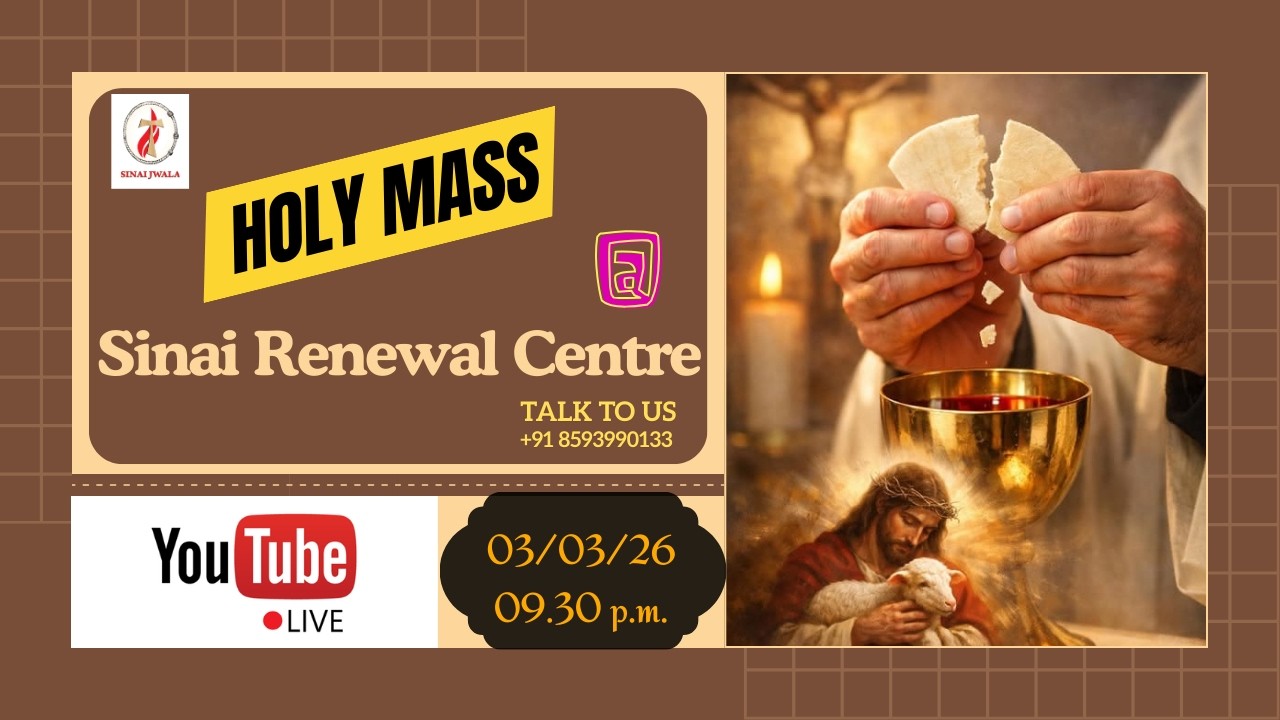 Sinaijwala 🔴 Holy Mass | Live Streaming 🔴 03/03/26 | 09.30 p.m. | Sinai Renewal Centre