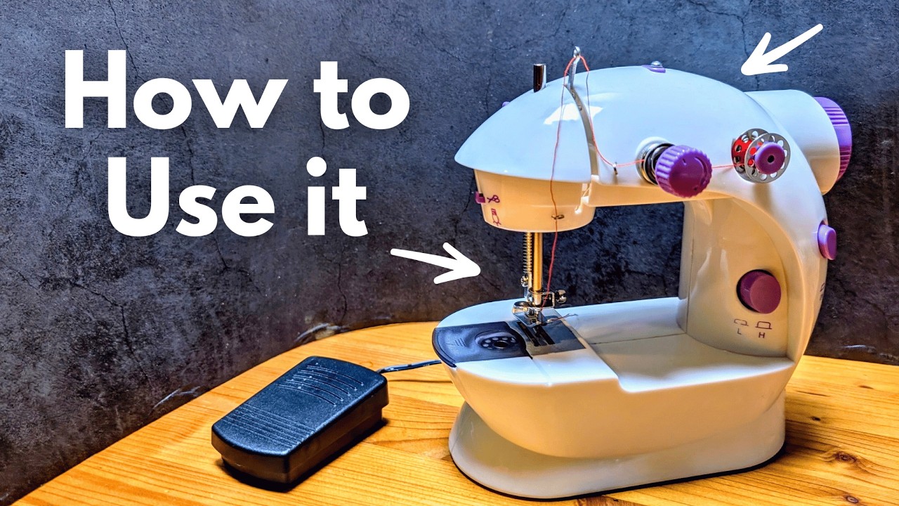 How to Operate a Mini Sewing Machine - Tips & Tricks (Beginners User Guide)
