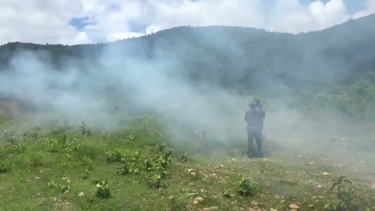 Firing an RPG-2 in Cambodia