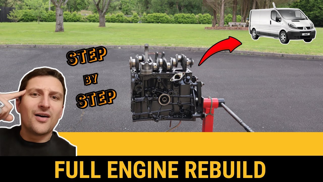 I Rebuilt My 1.9dci F9Q Renault Trafic Vivaro Primastar Engine from Scratch!