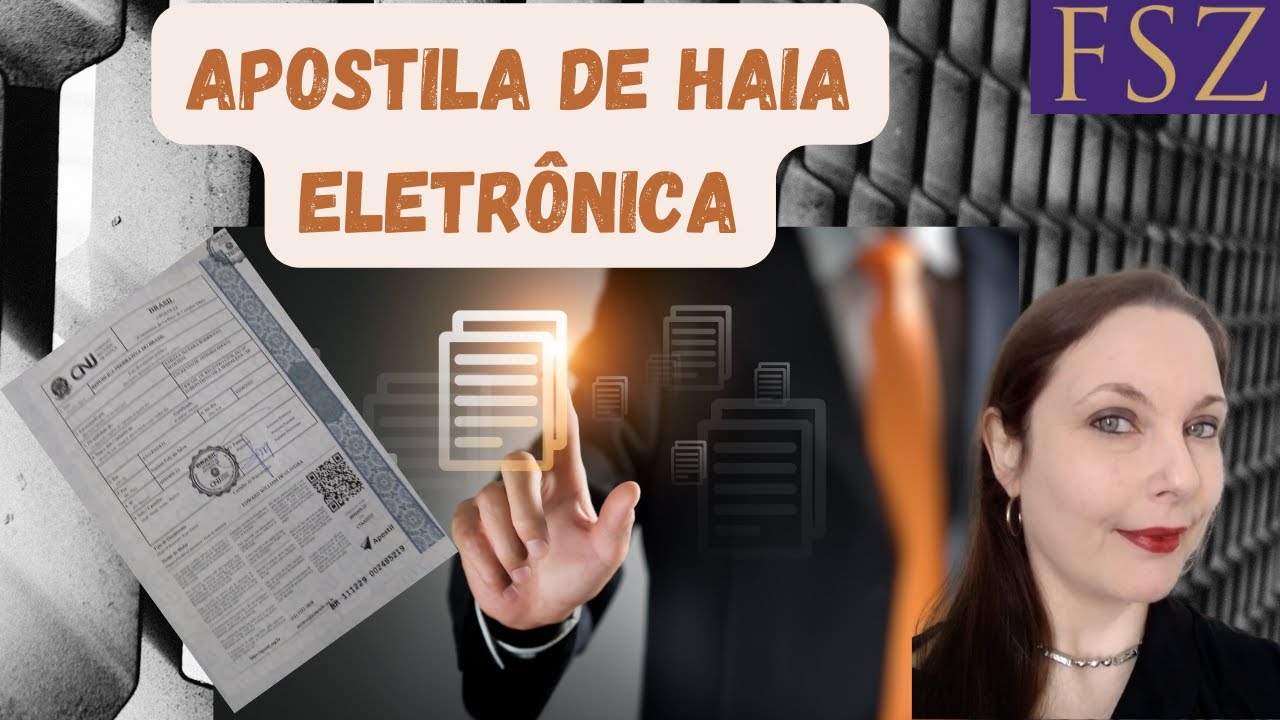 Apostila de Haia eletr&ocirc;nica