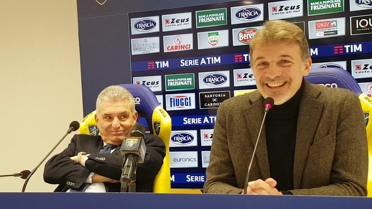 19/12/2018: Serie A, Frosinone, conferenza stampa Maurizio Stirpe e Marco Baroni – Parte 2