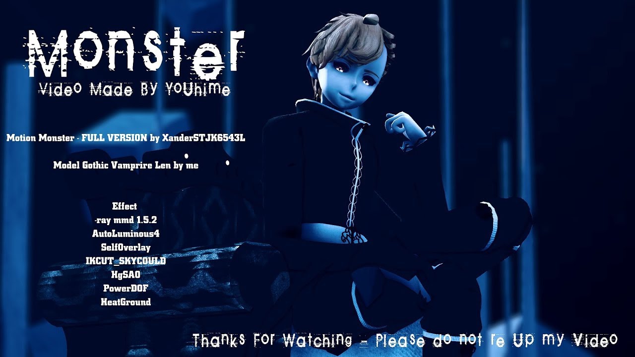 [KYO English] Monster (by Kira) [Gothic Vampire Len]