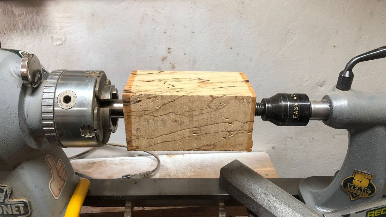 Woodturning - A Hinged Box