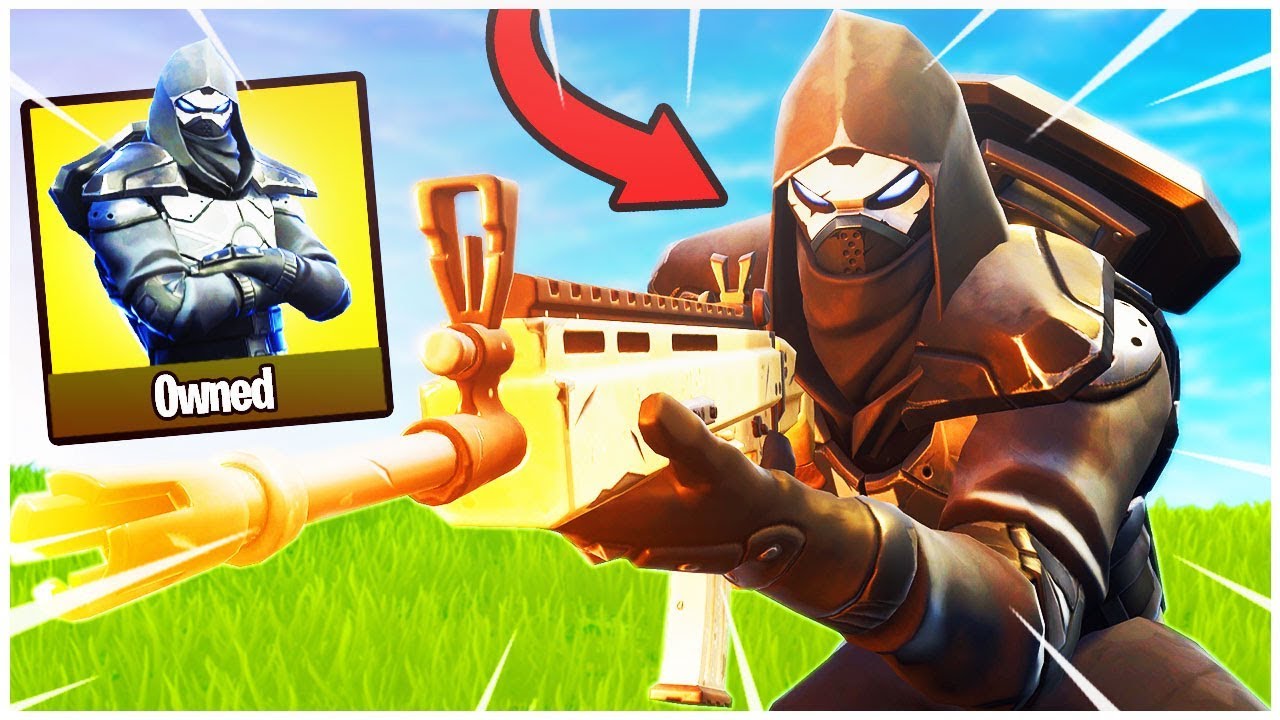 «Защитник» здесь! — Геймплей нового скина 5-го сезона Fortnite! (Fortnite «Защитник»)
