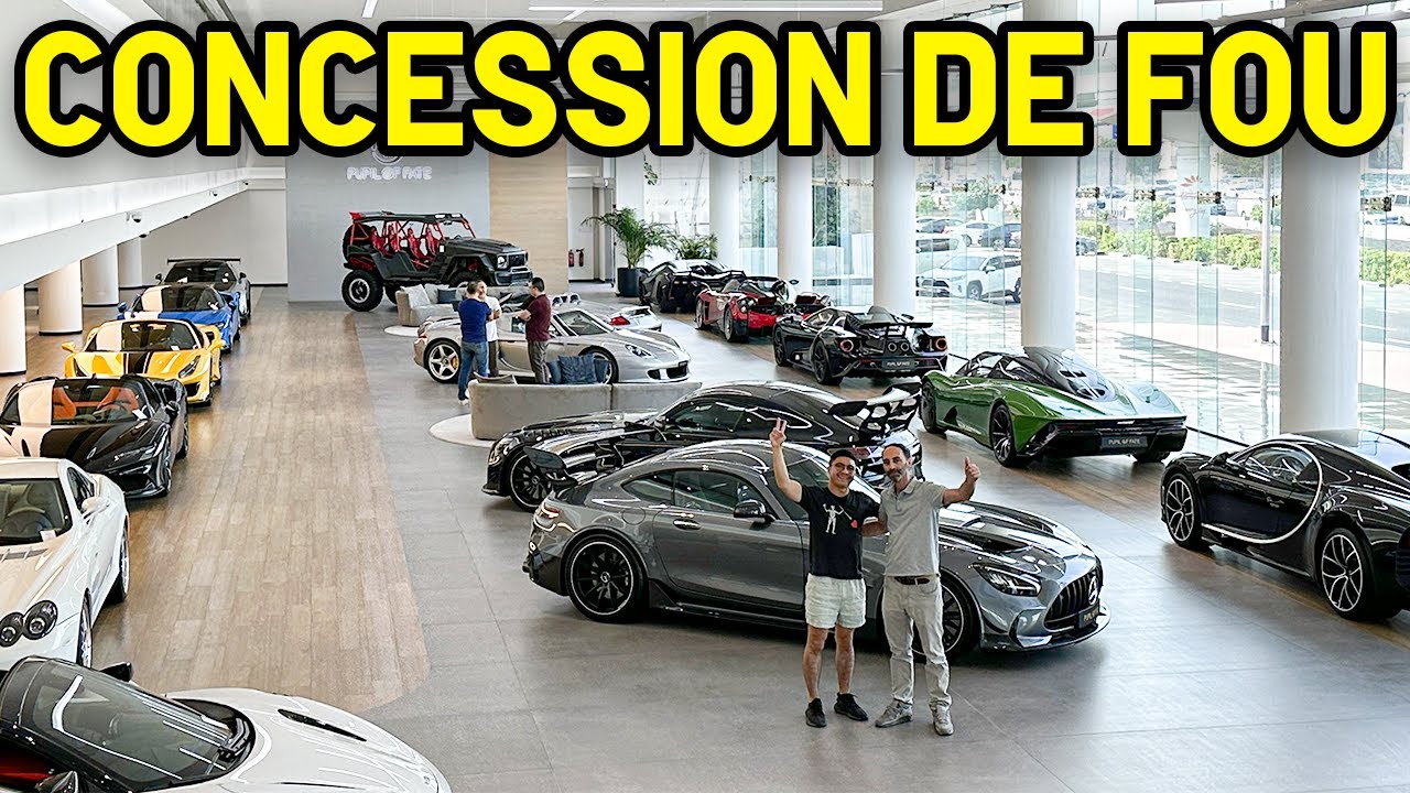 Voitures exclusives et folles dans cette concession ! On les démarre 😱😍