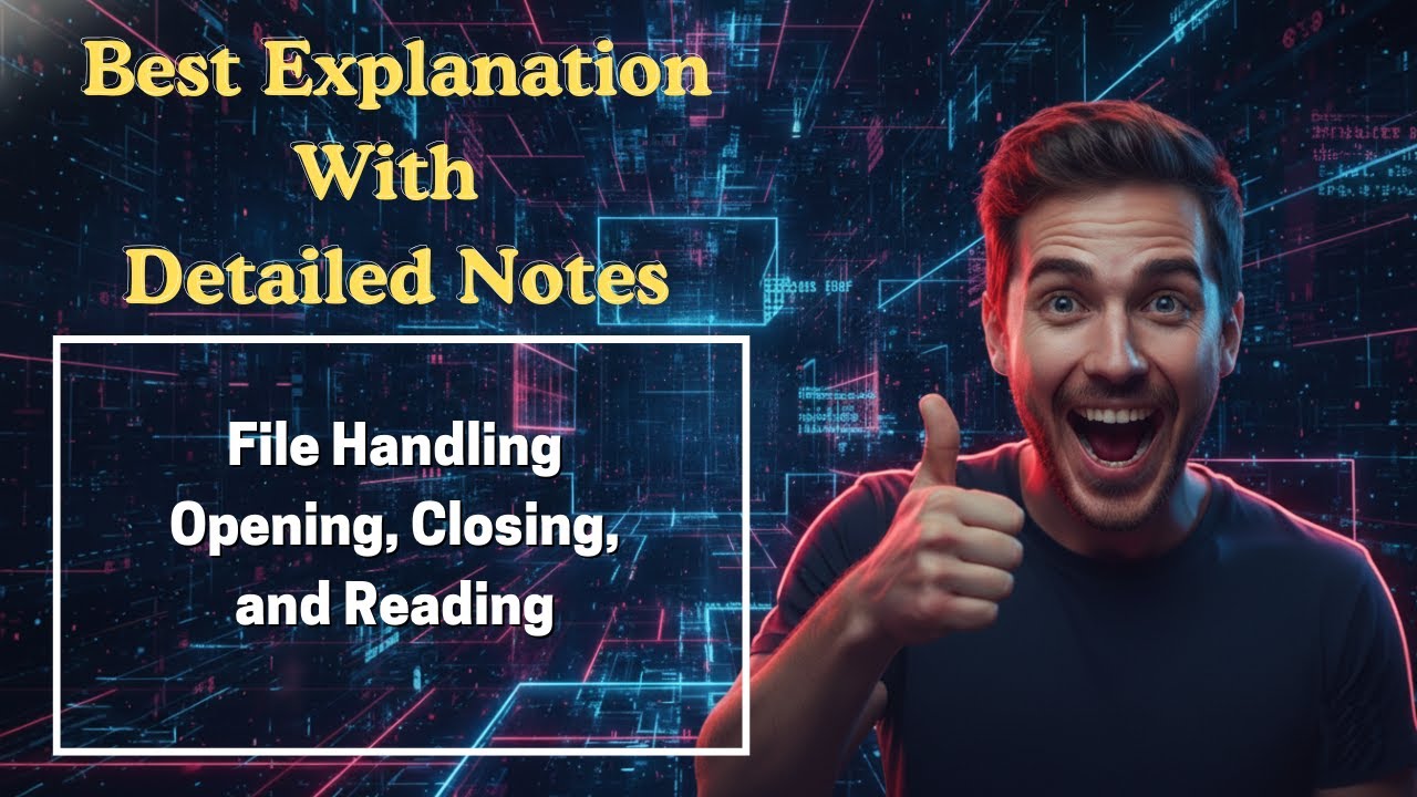 [200] File Handling Opening, Closing, and Reading (Programming for Problem Solving)