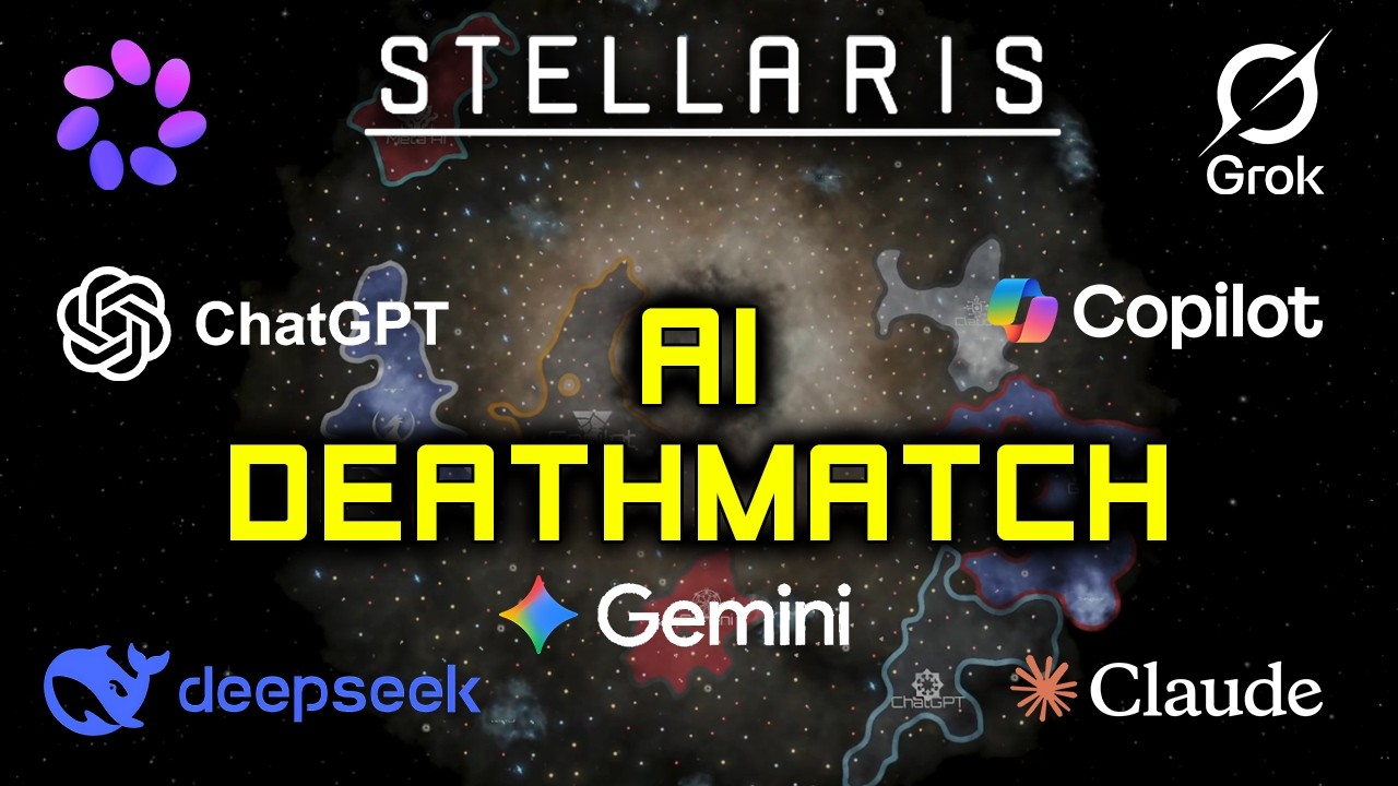 I Forced 7 AI Models to Fight to the Death in Stellaris (ChatGPT, DeepSeek, Grok, Claude)