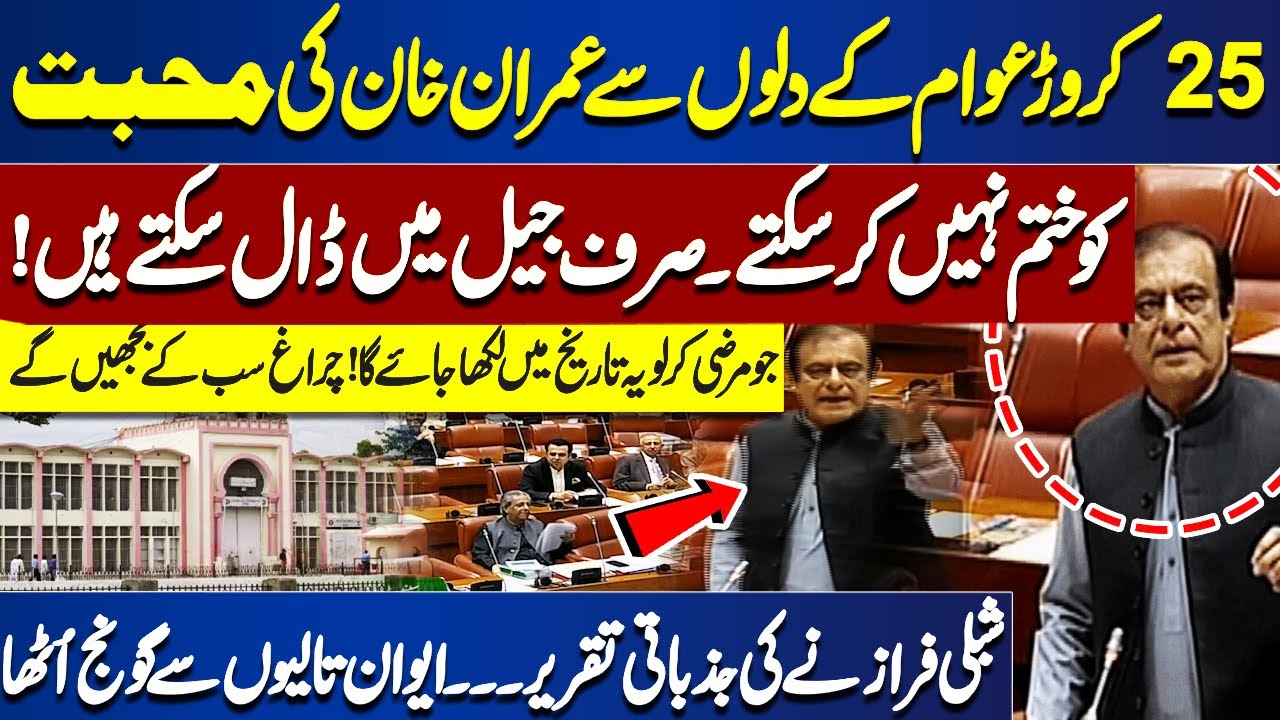PTI Leader Shibli Faraz Emotional & Historic Speech in Senate Session