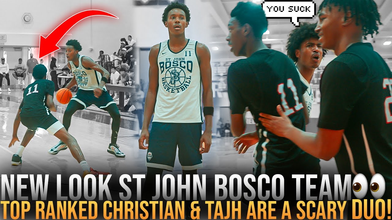 Top Ranked Christian Collins & NBA Son Tajh Ariza GOT HEATED In Close Game!