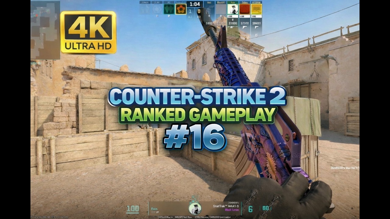 Counter Strike 2 Ranked Gameplay #16 / No Commentary