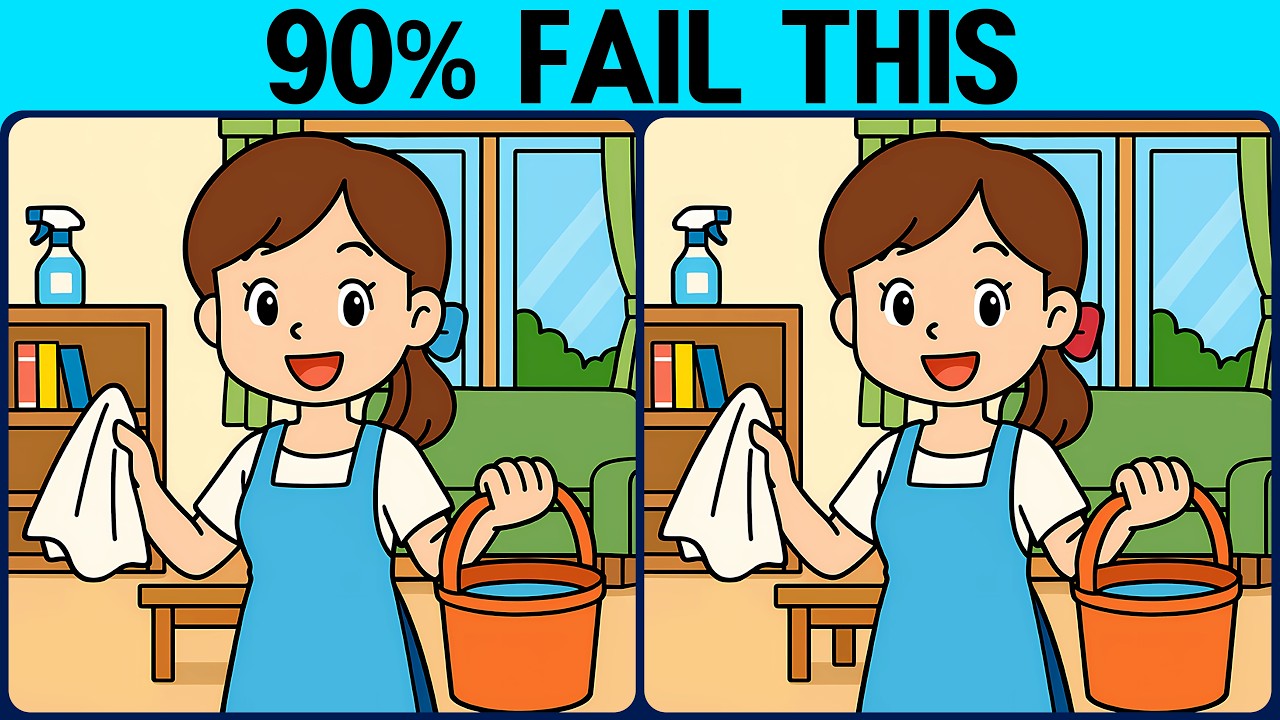 [Spot the Difference Brain Training] Find them all and prove your smartness.