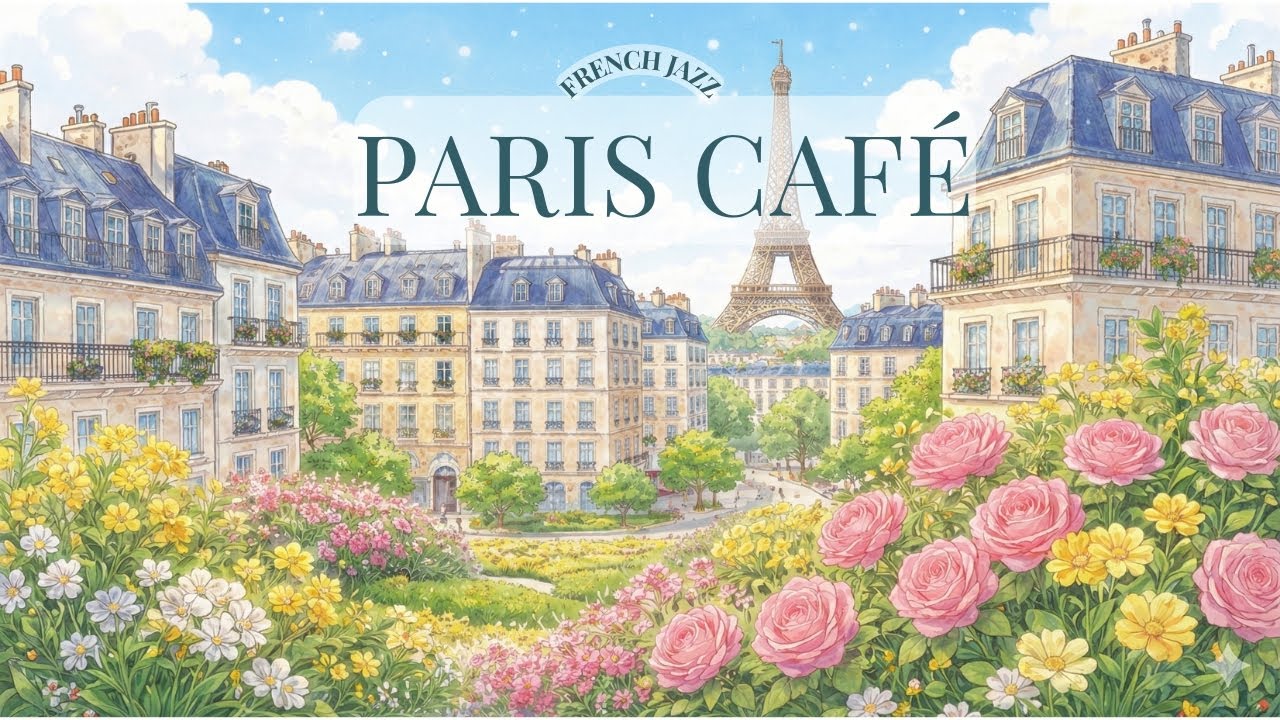 𝐏𝐀𝐑𝐈𝐒 𝐂𝐀𝐅𝐄́ ☕🗼 French Instrumental Music — Coffee Playlist | Guitar, Piano & Accordion