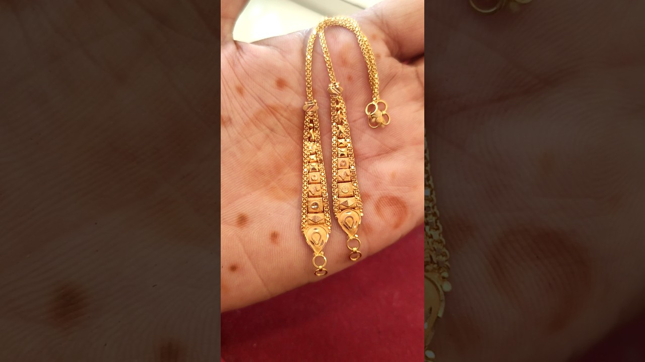 New 22k gold ear chain design #shorts #viralshort