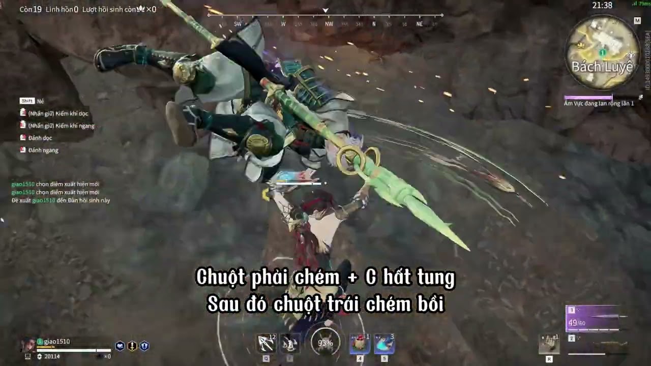 Combo Trường Kiếm Cơ Bản Nhưng Cực K&igrave; Hiệu Quả - Naraka: Bladepoint