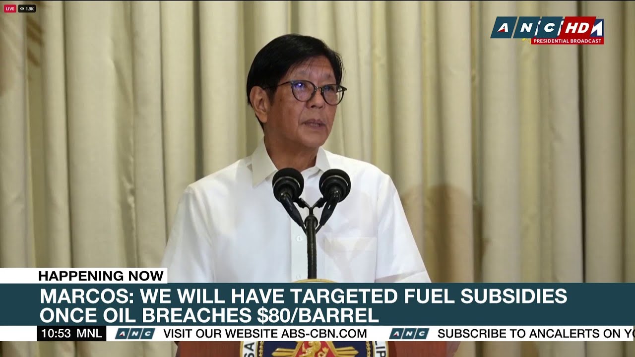 'Wag bigla': Marcos to oil firms as fuel price hikes loom amid Middle East tensions | ANC