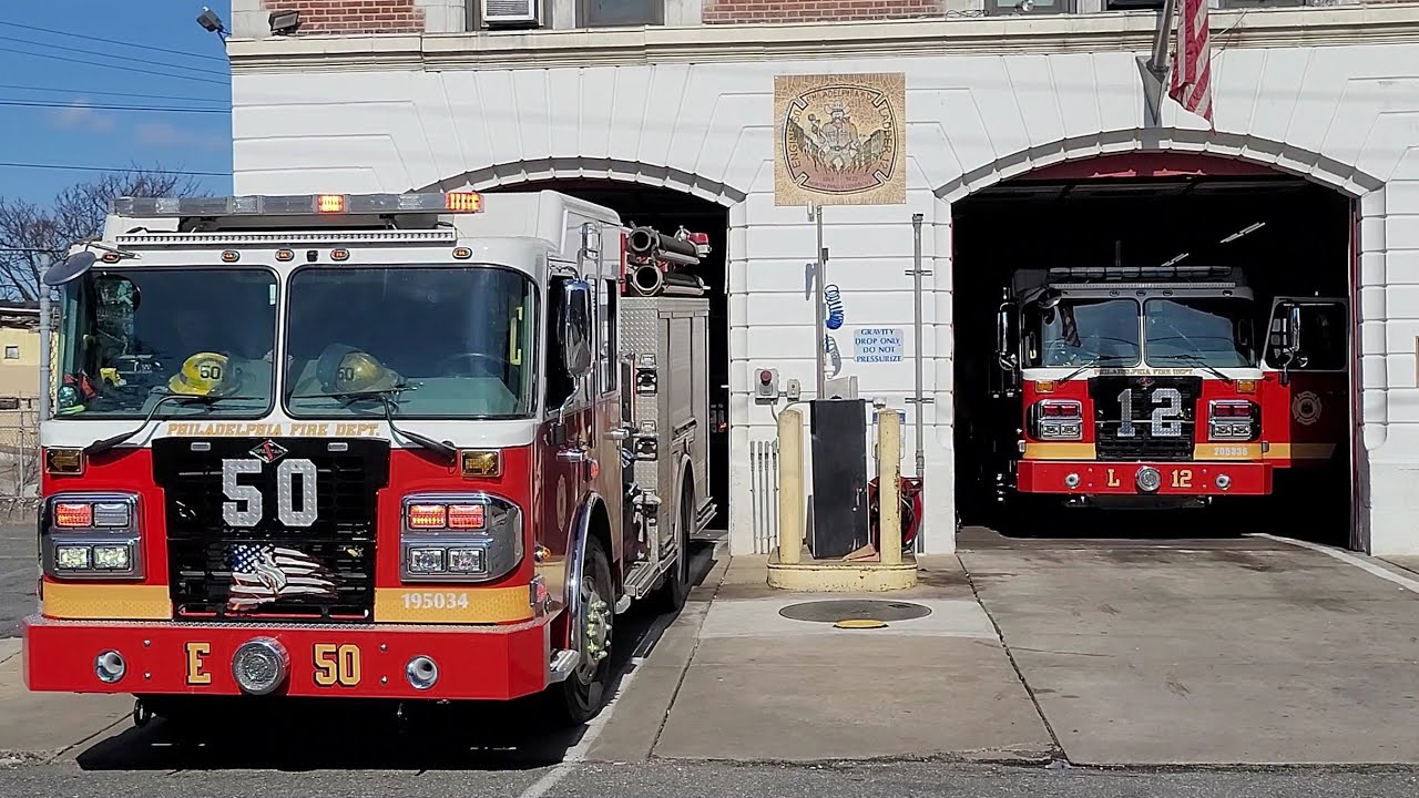 PFD Engine 50 & Ladder 12 Responding  PEAKED Q'S & HORNS *IT'S BACK*