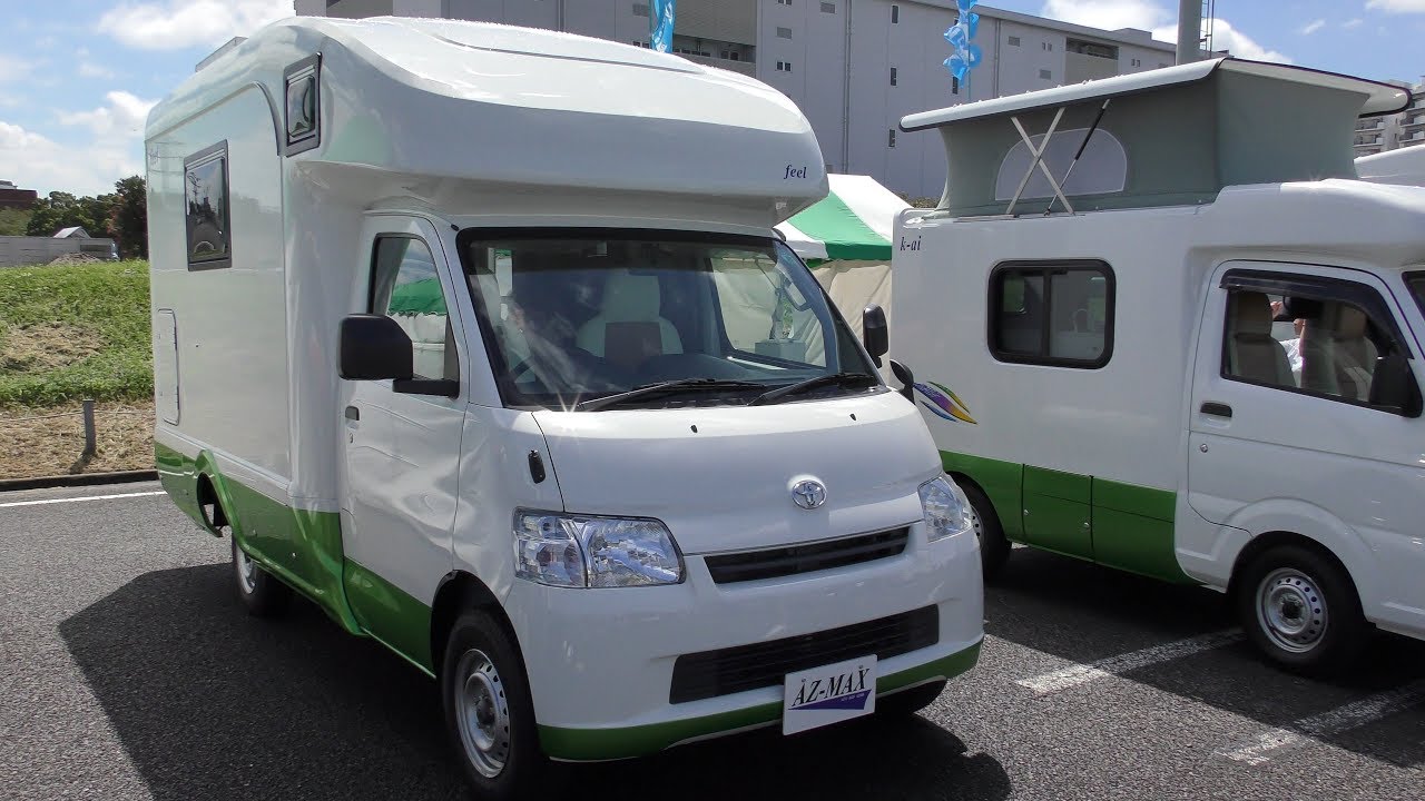 【4K動画】【2017年最新型】キャンピングカー（普通車）ライトエース feel（フィール）車中泊（オートキャンプ）JAPAN CAMPING CAR SHOW