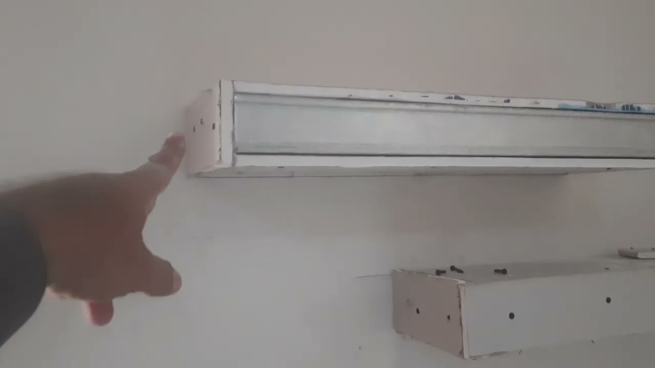 CÓMO HACER UNA REPISA FLOTANTE CON TABLAROCA.