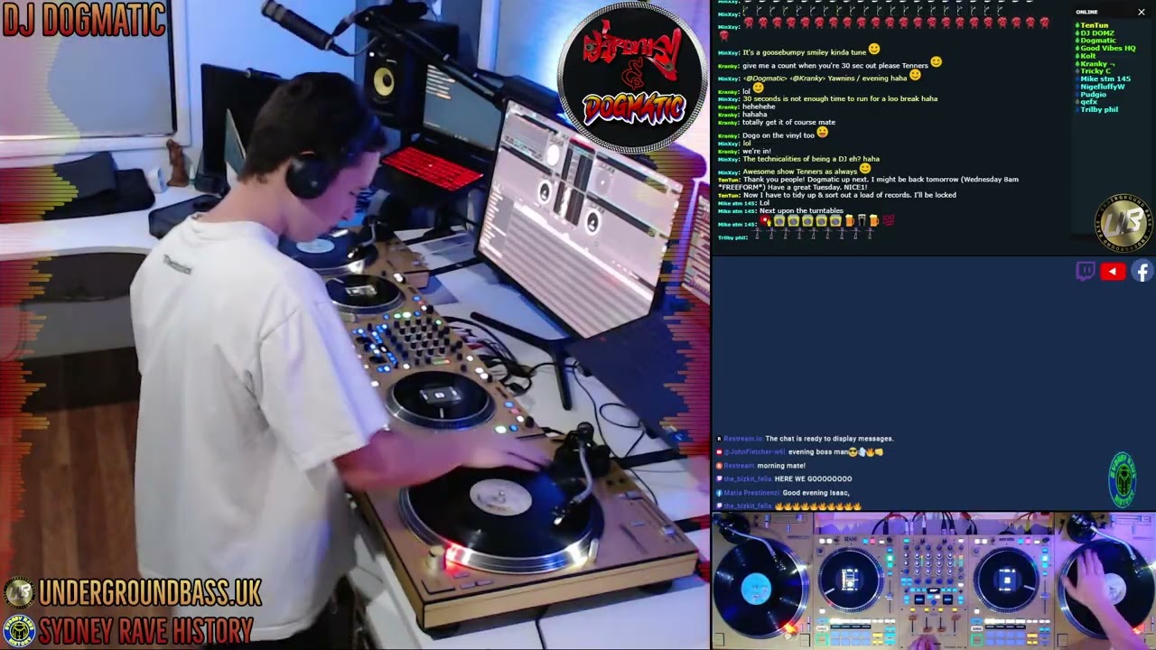 DJ Dogmatic (15 Yrs Old) Old Skool, Hardcore, Rave Vinyl Undergroundbass UK & Syd Rave Hist 17/02/26
